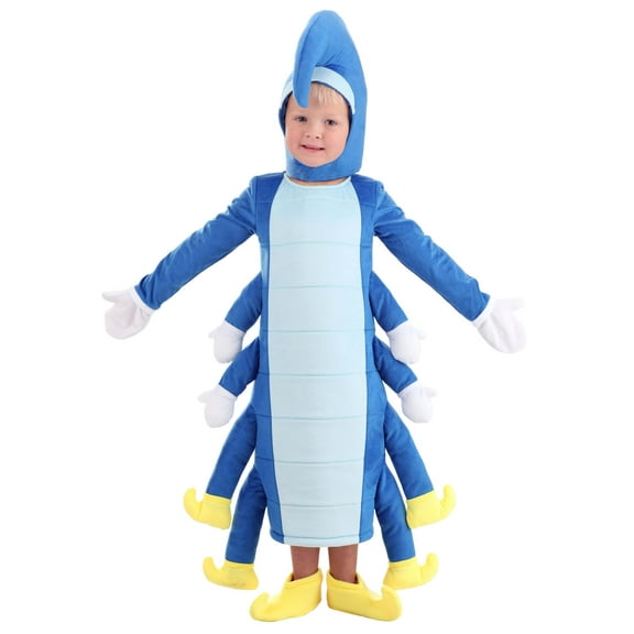 Toddler Blue Caterpillar Costume