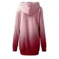 thumbnail image 4 of Patlollav Womens Dresses,Ladies Long Sleeve Hooded Tunic Pockets Pullover Dress, 4 of 7