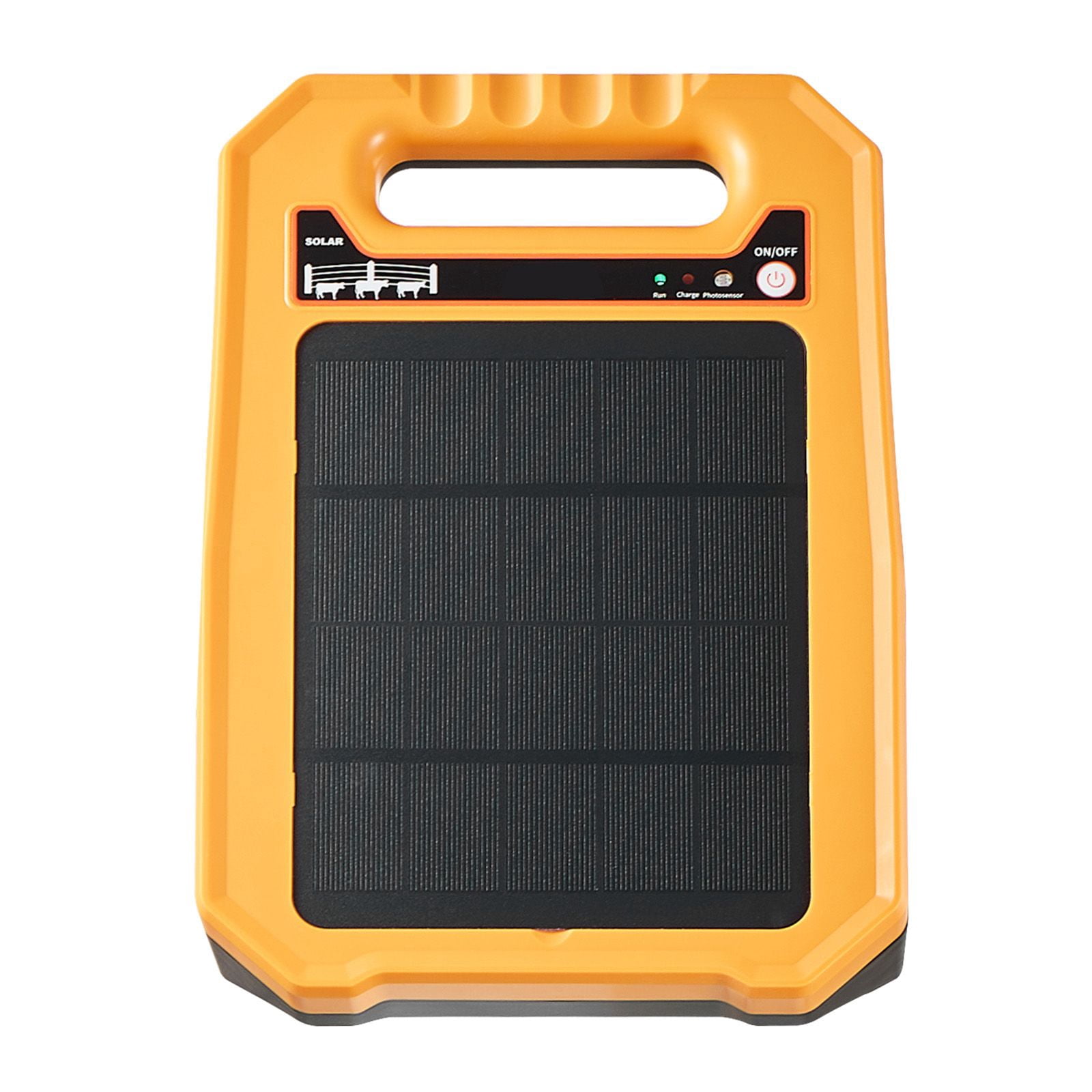 Solar Fence Charger 8kV 0.3J with 10W Solar Panel 10400mAh Battery for Livestock Wildlife Protection