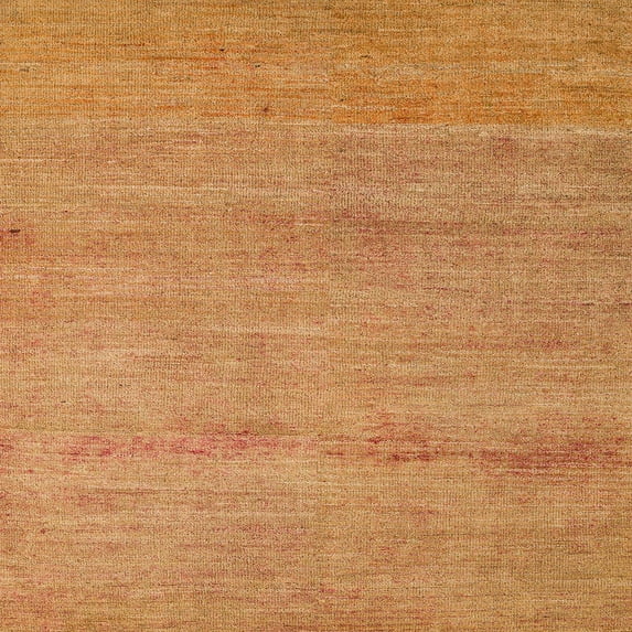 Ahgly Company Indoor Square Abstract Orange Abstract Area Rugs, 6' Square