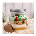 thumbnail image 4 of 24 Pack Mason Jar Mini Vidrio Con Asa Tapa 4 Oz Vaso Frasco Tarro Vaso Cristal Transparente Reunion Almacenar Organizar Diseño Pequeño Vasito Manualidades, 4 of 5