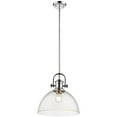 thumbnail image 2 of Beaumont Lane Seeded Glass Pendant in Chrome, 2 of 4