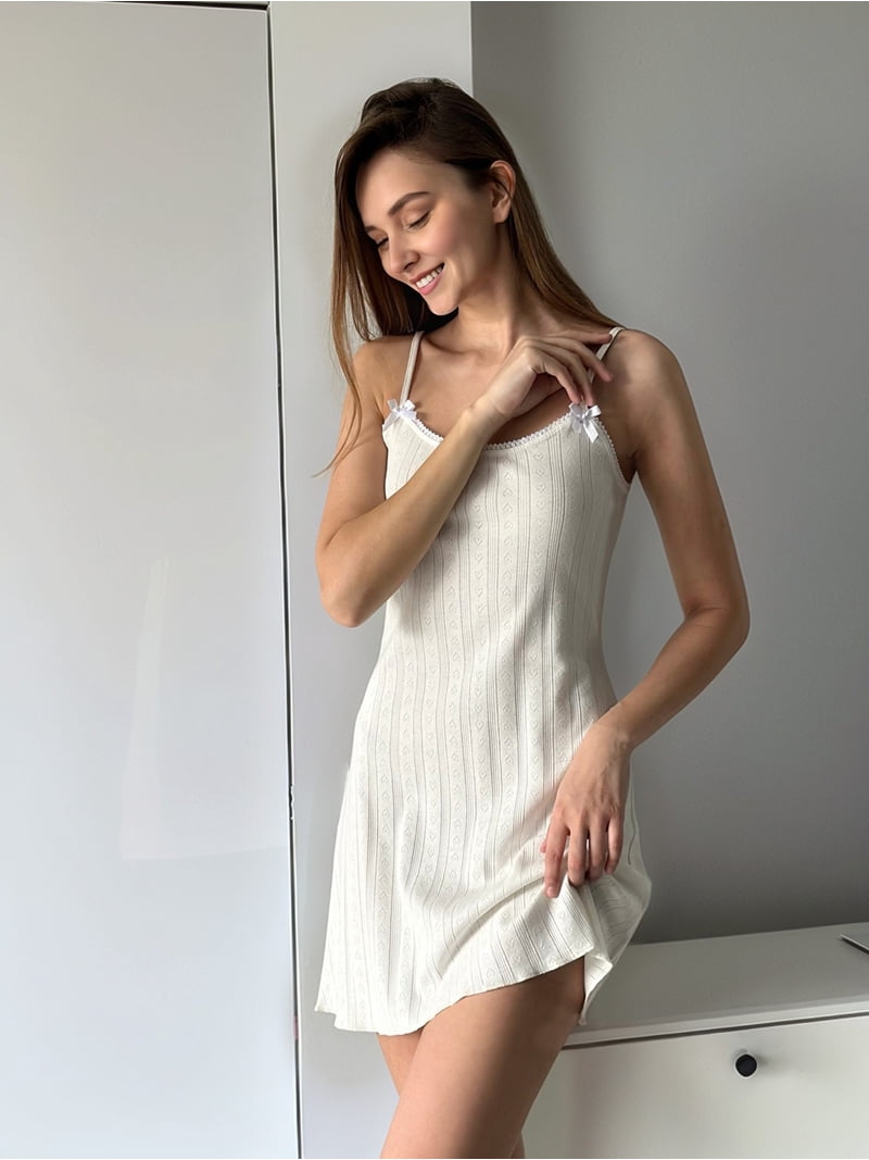 knitted night dress NEW-Hand-Knitted-Mohair-Fuzzy-Soft-NIGHT DRESS-FETISH-by-Touch-of-Mohair