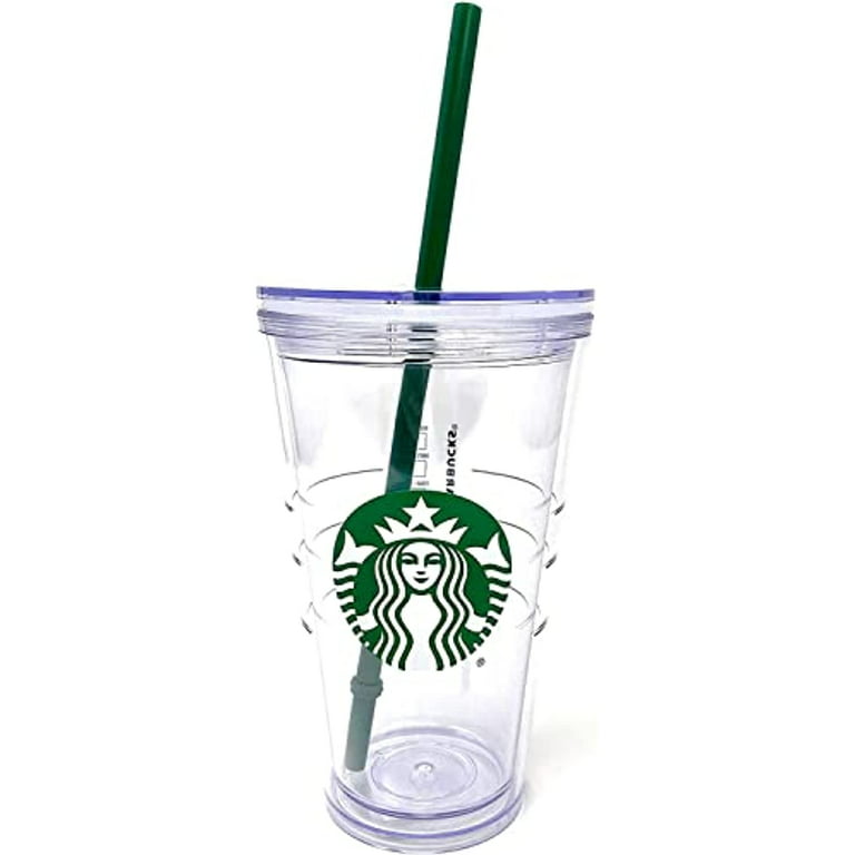Starbucks Reusable Cups 1 Grande Hot Cup 16 Fl. Oz & 1 Venti 24 Fl oz  w/straw