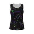 thumbnail image 4 of Fotbe Dinosaur Womens Loose Fit Casual Flowy Slim-Fit Tank Tops Athletic Round Neck Trendy Sleeveless Summer Tops for Gym and Yoga-Small, 4 of 9