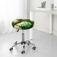 thumbnail image 7 of Hirioo St Patrick's Day10 for Round Bar Stool Seat Covers Washable Stool Cushion Slipcover Elastic Bar Chair Covers for 12-14 Inch Chair-14 inch, 7 of 7