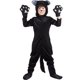 thumbnail image 2 of Pijama de una pieza con diseño de gato negro para niño y niña, mono unisex de animal, conjuntos de mamelucos, disfraz de fantasía para la semana del libro de Halloween, 2 of 5