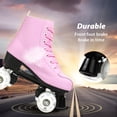 thumbnail image 6 of EONROACOO Pink Roller Skates for Girls Boys, Light up Wheels Teen Kids Skates(Youth 2), 6 of 10