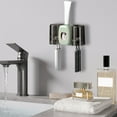 thumbnail image 4 of BFSAUHA Wall Mounted Couple Toothbrush Cup Holder Smart Toothbrush Cup Toothpaste Storage Rack, 4 of 5