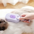 thumbnail image 4 of 3-in-1 Spray Massage Pet Brush - Rechargeable Bath & Deshedding Comb w/Water Tank for Cats/Dogs, 4 of 14