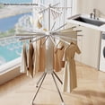 thumbnail image 3 of Foldable Aluminum Tripod Clothes Drying Rack, Space Saving Laundry Stand for Indoor Outdoor Use, 3 of 8