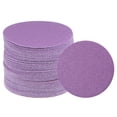 thumbnail image 1 of Unique Bargains 50 Packs 80 Grit Purple Sanding Discs 3 Inch Hook and Loop Circular Sandpapers Wet Dry Polish, 1 of 6