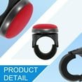 thumbnail image 4 of Ofertas Únicas Perilla del Volante de 38 mm para Automóvil Textura de Fibra de Carbono Rotador de Volante para SUV Camiones Pickup Semirremolques Furgonetas Barcos Rojo Negro 1 Juego, 4 of 7