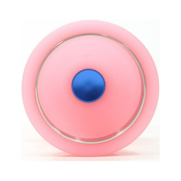 YOYOFORMULA F7 Pro Yo-Yo - Wide POM YoYo (Pink with Blue Hub)