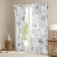 thumbnail image 3 of Homewish Spring Flower Floral Blackout Curtains Set of 2 (52x84 Each),Oil Painting Aesthetic Window Curtains,Gray Modern Artwork Curtains and Drapes For Girl Kids,Breathable Home Decor, 3 of 6
