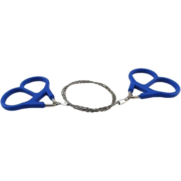 with Rings Chain Saw Emergency Practical Handsaw Stainless Steel Pocket Chainsaw Manual Pocket Tool Cutting Steel Steel Wire Rope for Travel
