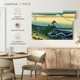 thumbnail image 5 of Elephant Stock Kajikazawa In Kai Province Wall Art - Horizontal Canvas Wall Art - Living Room Wall Decor - Nature Canvas - Gray And Blue Decor By Hokusai - 12" x 8", 5 of 8