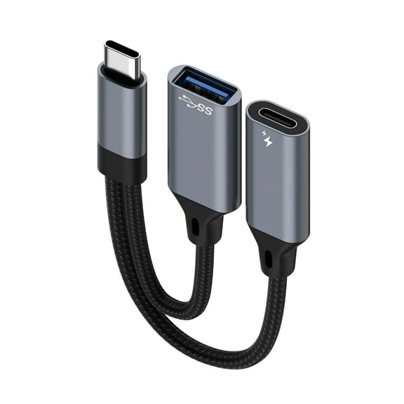 JZROCKER Type C to USB 3 Cable 30W Charging Supports Portable Type C Adapter Aluminum Fast Charging Adapter for Smartphones