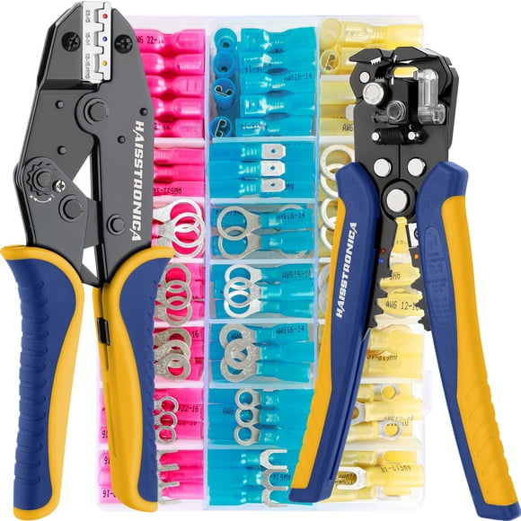Set de herramientas de crimpado haisstronica para conectores termorretráctiles
