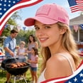 thumbnail image 4 of USA Flag Baseball Cap 250th Anniversary Trucker Hat Father Dad Mother Mom Adjustable Sportswear Hat for Men Women Adults, 4 of 6