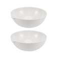 thumbnail image 1 of Plato redondo de porcelana de 100ml con pico, paquete de 2, 1 of 4