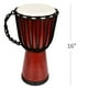 thumbnail image 3 of Set de batería ArtCreativity en forma de djembe de madera de 40 cm con bastones para niños y adultos, 3 of 6