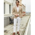 thumbnail image 4 of COOFANDY Casual Sport Blazers for Men Slim Fit One Button Dress Jacket Lightweight Stretch Travel Blazer, 4 of 6