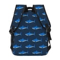 thumbnail image 4 of Easygdp Cute Shark Mochila Ergonómica Versátil para Laptop - Múltiples Bolsillos, Correas Ajustables, Unisex para Escuela, Viajes y Actividades al Aire Libre-One Size, 4 of 5