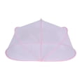thumbnail image 3 of Cubierta de red para cuna, cama Universal portátil, cubierta completa, tienda de campaña plegable duradera para niños, niñas, niños, bebés, recién nac Rosa S mayimx Cubierta de malla para cuna, 3 of 9