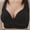 Black Bras, variant on SMihono Front Closure Bras for Women Push Up Wirefree Full Support Bras Breathable No Steel Ring Comfort Snap Everyday Bra Black L