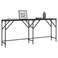 thumbnail image 4 of vidaXL Console Table Narrow Console Hallway Table Furniture Engineered Wood, 4 of 6