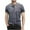 Navy, variant on Wyobmus Men's Short Sleeve T-Shirts Buttons Up Pullover Quick Dry Knit Collared Casual Shirts Black