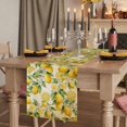 thumbnail image 2 of Table Runners 60 Inches Long Dress Scarves, Lemon Farmhouse Kitchen/Dining Table Runner, Small Coffee Tablerunners, Farmhouse Vintage Summer Retro Fruits Yellow Brown 13x60 Inch, 2 of 9