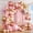 Rose Gold Pastel Pink, variant on White Gold Balloon Arch Kit, 144 PCs Beige Sand White Champagne Gold Balloons Garland for Birthday First Communion Neutral Wedding Bridal Shower Engagement Baby Shower Party Decorations