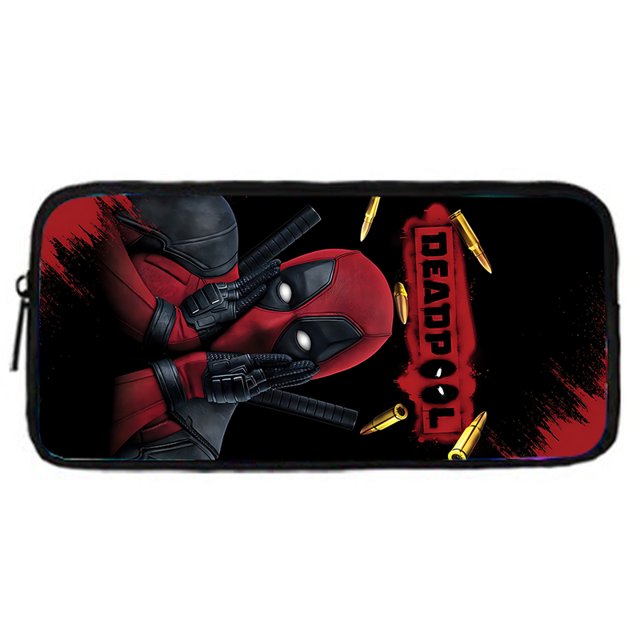 Deadpools-mochila escolar de Superhéroes para niños y niñas, Juego de 3 piezas, con fiambreras, bolsas para lápices, el mejor regalo