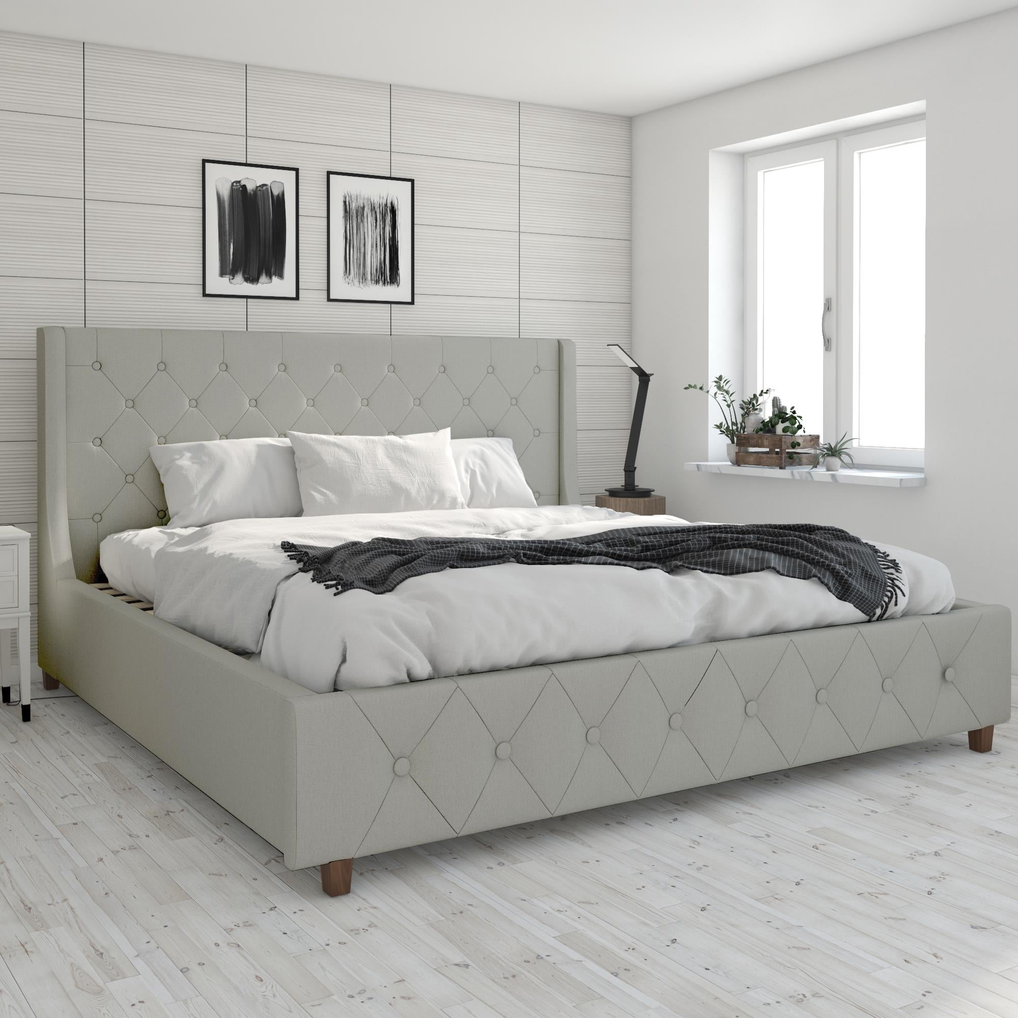 CosmoLiving by Cosmopolitan Mercer Upholstered Platform Bed