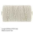 thumbnail image 4 of fastboy Cotton Rope Handicraft DIY Cotton Cord Weaving Crafting Braiding Rope Thread, 3mm, 200m, 2 Rolls, 4 of 9