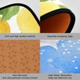 thumbnail image 3 of Lemons Green Leaves Kitchen Rugs and Mats Set 2 Piece Non Slip Washable Runner Rug Set of 2 for Floor Home Kitchen Laundry Decorative, 3 of 5