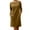 Gold, variant on Karight Women's Velvet Dress Trendy Formal Long Sleeve Loose Casual Swing Mixi Dresses Plus Size for Daily Wear with Pockets