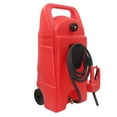 thumbnail image 6 of DUOSONG 25 Gallon Gas Caddy With Wheels, Fuel Transfer Tank Gasoline Diesel Can,Fuel Storage Tank For Automobiles Atv Car Mowers Tractors Boat Motorcycle(Red) Red HDPE Other, 6 of 8