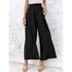 thumbnail image 2 of Pantalones de cintura alta elegantes pantalones de pierna ancha para fiesta en la playa, 2 of 6