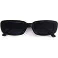 thumbnail image 1 of Gafas de sol rectangulares para mujer y hombre, modernas y gruesas., 1 of 5