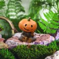 thumbnail image 3 of RKSTN Micro Landscape Resin Pumpkin Scarecrow, 3 of 8