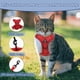 thumbnail image 2 of Conjunto de arnés y correa ajustable para gatos Unique Bargains con tiras reflectantes, arnés a prueba de escapes para gatos, rojo L, 2 of 6