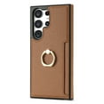 thumbnail image 5 of Allytech Wallet Case for Samsung Galaxy S23 Ultra, S23 Ultra Case Cover, PU Leather Slim Fit Cards Holder Shockproof Kickstand Ring Holder Anti-Scratch Case for Galaxy S23 Ultra - Brown, 5 of 8