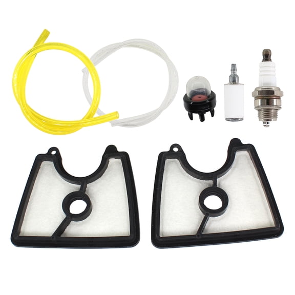 Air Fuel Filter Line Primer Bulb Spark Plug Kit For Husqvarna 125B 125Bvx 125Bx 28CC 170 MPH variants #545 11 21-01 Leaf Blower