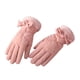 thumbnail image 2 of Guantes cálidos de inviern mujer, guantes térmicos con pantalla táctil, guantes de de para clima frío completos para ci Rosado SM SunniMix Guantes de invierno para mujer, 2 of 8