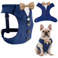 thumbnail image 1 of Esmoquin de perro para uso diario, disfraz de boda con pajarita para perros, 1 of 6