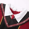 thumbnail image 4 of Robe de Collation des Grades pour Enfant Ensemble Toge et Mortier de Fin d'Études Primaires Toge et Mortier Rouges Tenue de Célébration de Collation des Grades 9-10 Ans, 4 of 9