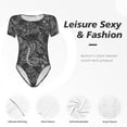 thumbnail image 5 of Picia Snake Womens One Piece Swimsuits Modest Tummy Control Bathing Suits Lace Up Slimming Swim Suit-Small, 5 of 9